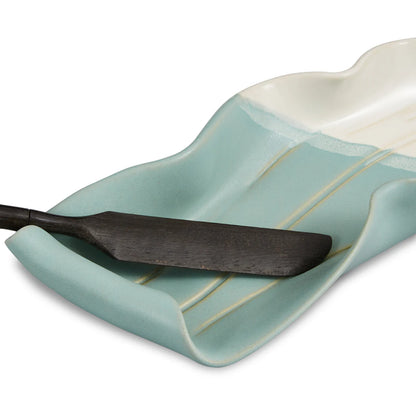 Butter Dish with Rosewood Spreader from Hilborn Pottery Design
