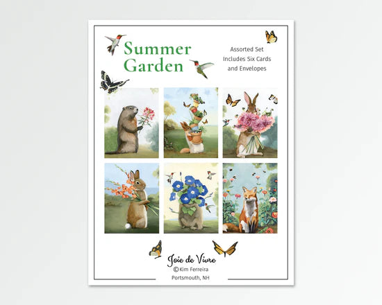 Summer Garden Greeting Card Box Set by Kim Ferreira (Joie de Vivre)