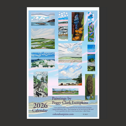 2026 Calendar by Color Afoot Press