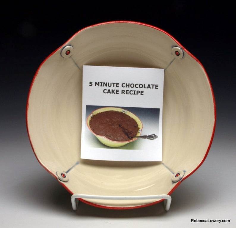 Cake Bowl by Rebecca Lowery Ceramics