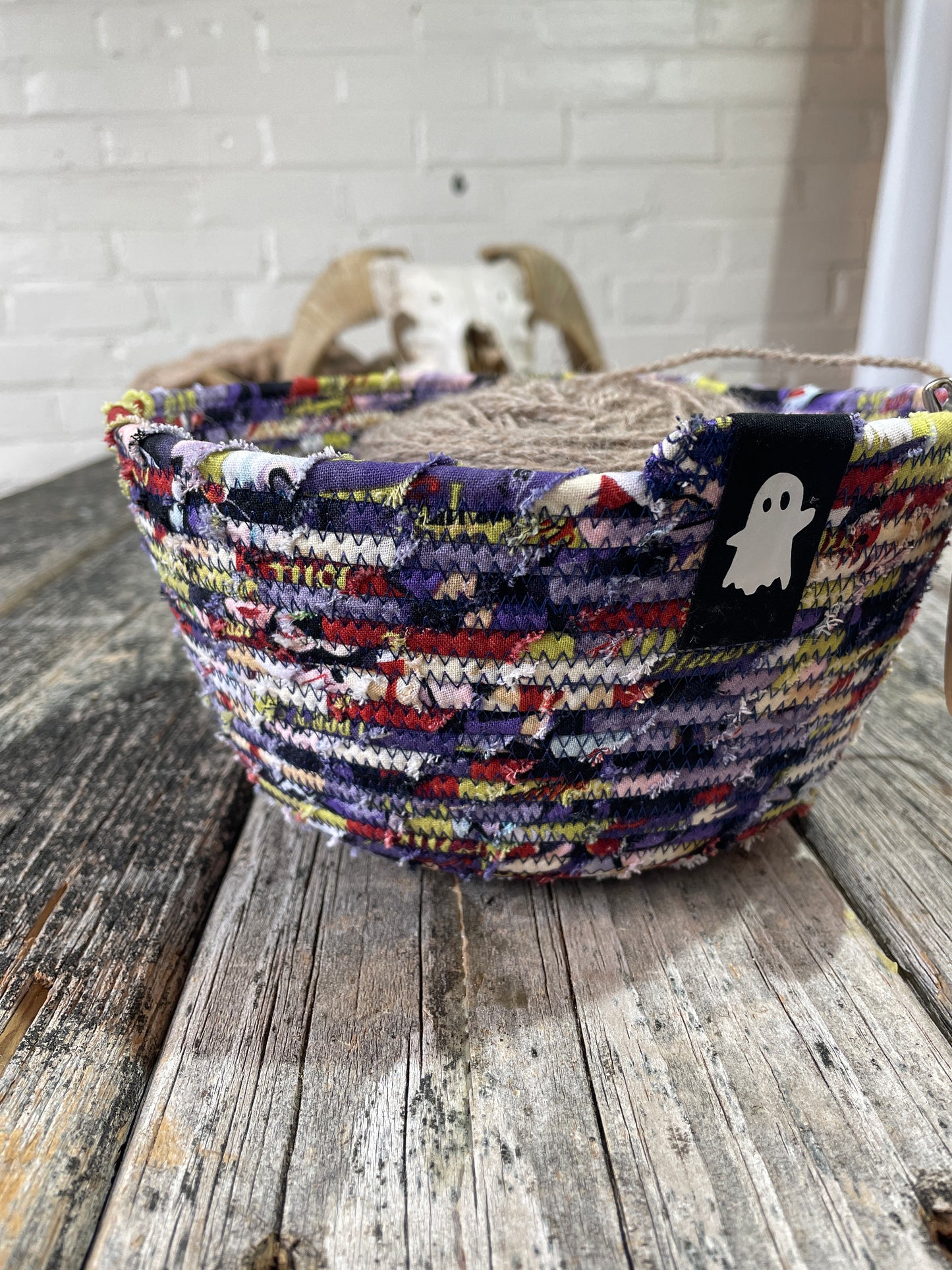 Villains - Handmade Fabric/Rope Project Bowls by TkPomroy/The Wooly Ghost