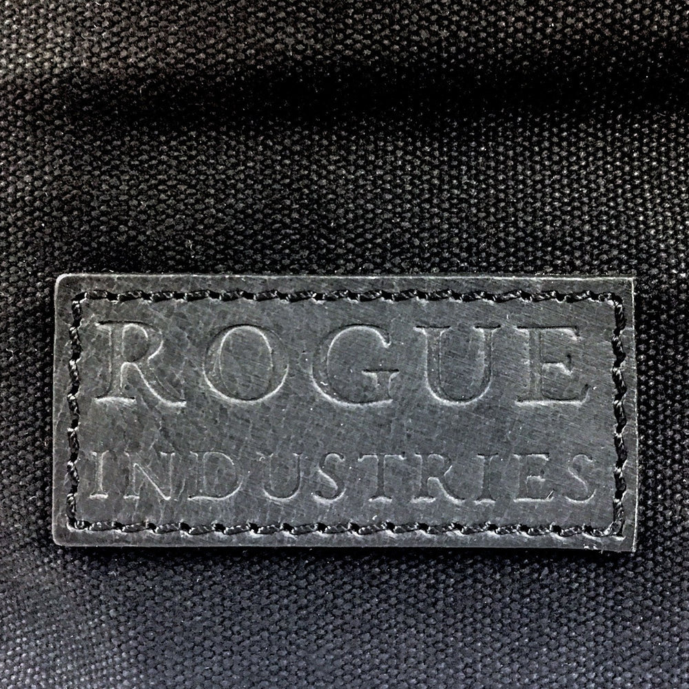 Waxed Canvas Tote with Leather Handles in Black by Rogue Industries