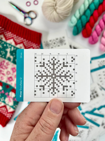 Winter Doodle Card Deck by Pacific Knit Co.