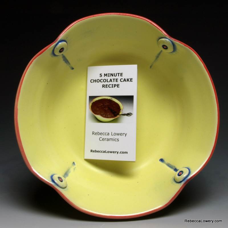 Cake Bowl by Rebecca Lowery Ceramics