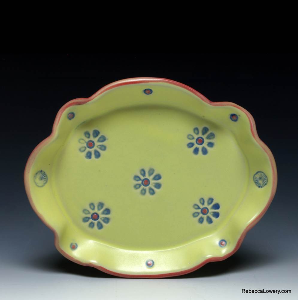 Soap Dish by Rebecca Lowery Ceramics - Maine Yarn & Fiber Supply