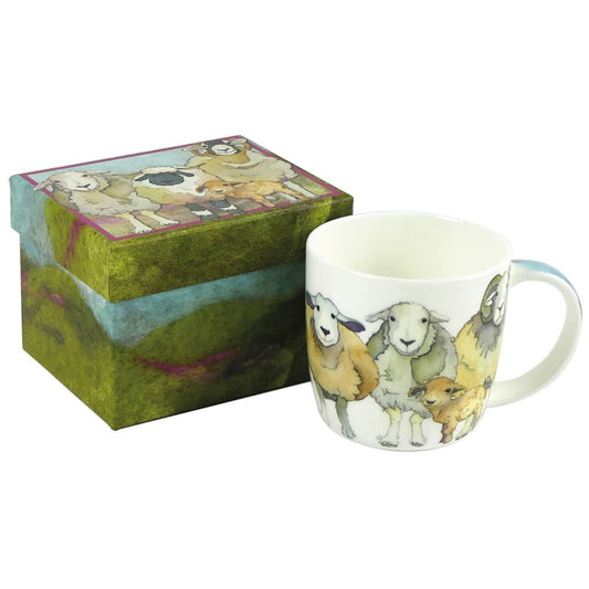 Felted Sheep Bone China Mug With Gift Box from Emma Ball Ltd