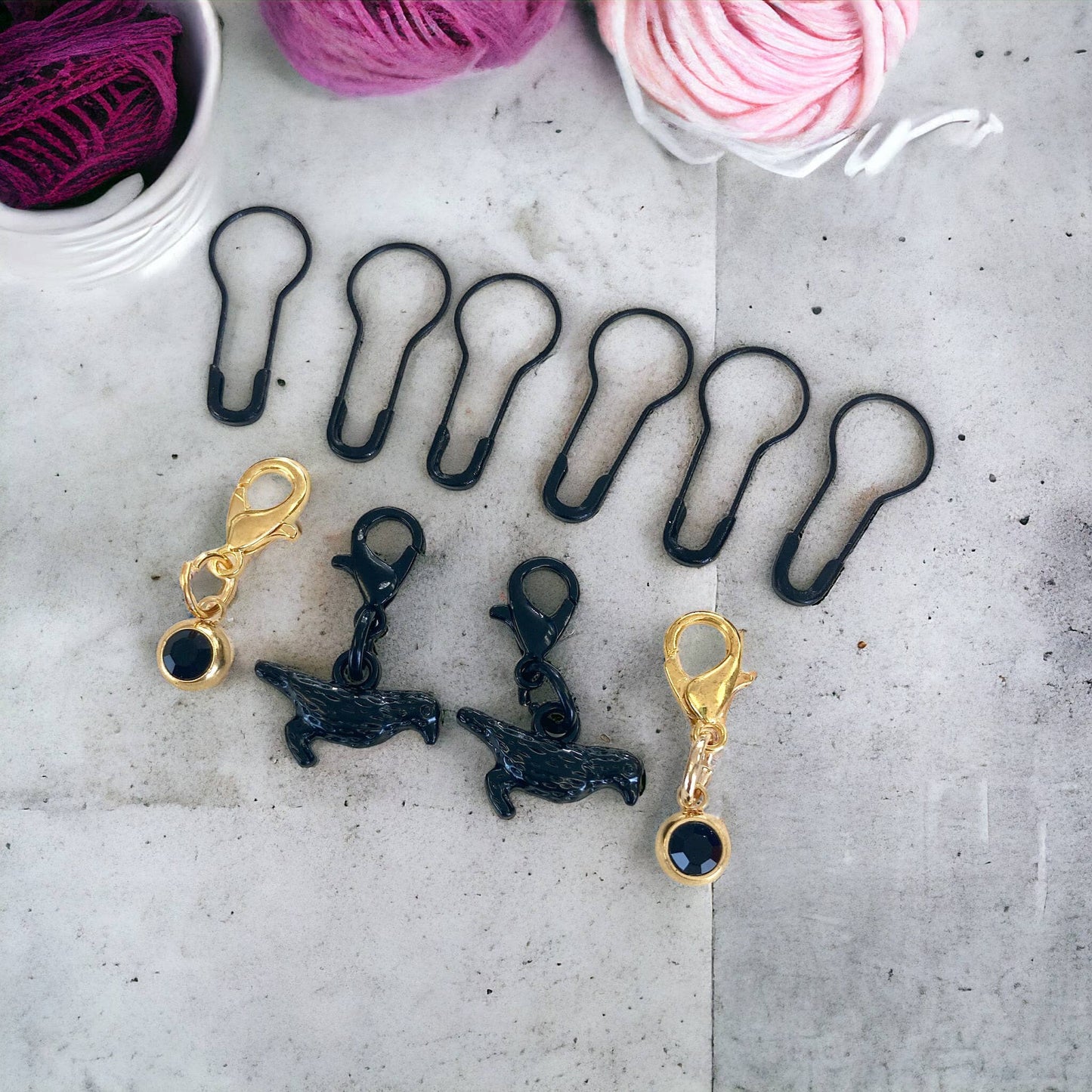 Crow-chet Crochet Stitch Marker Pack from Firefly Notes