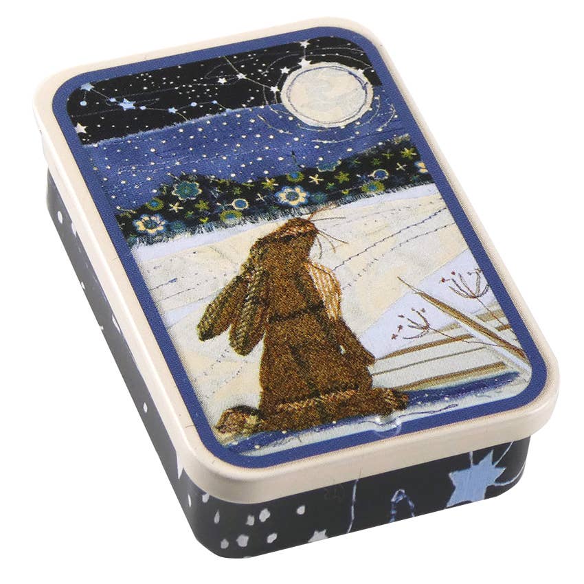 Moongazing Hare Pocket Tin from Emma Ball Ltd