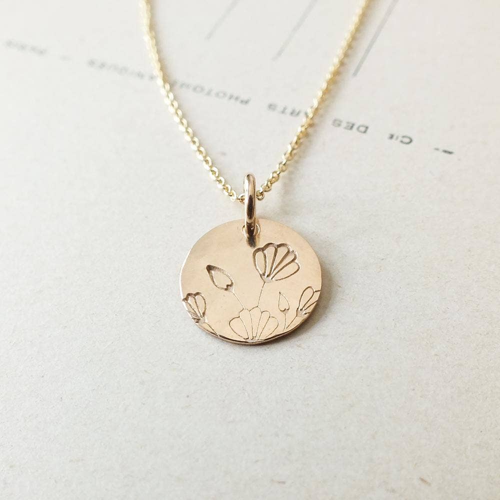 Blossom Sterling Silver Necklace by Becoming Jewelry - Maine Yarn & Fiber Supply