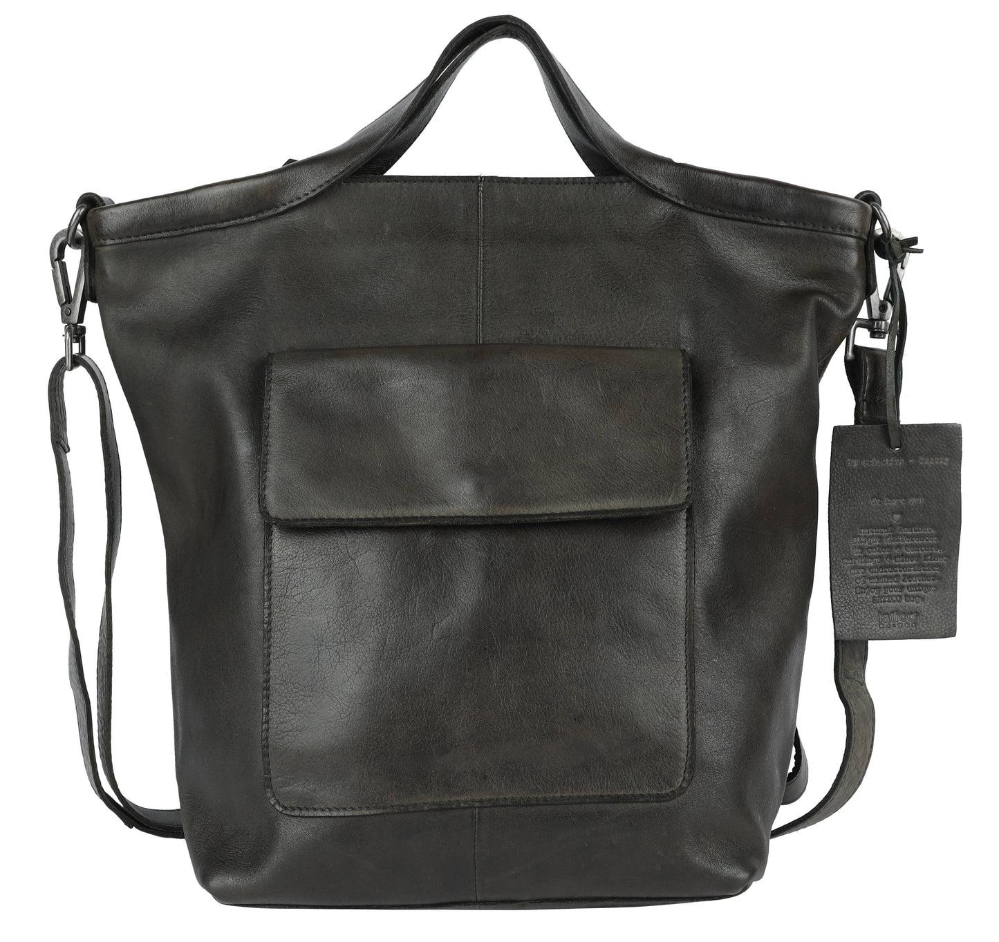 Bianca Handcrafted Leather Tote/Crossbody Bag by Latico Leathers - Maine Yarn & Fiber Supply