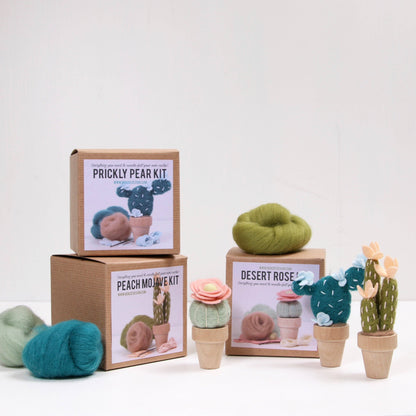 Peach Mojave Needle Felting Kit by Benzie Design