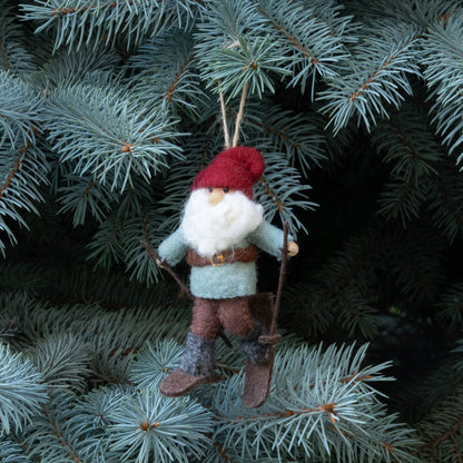 Assorted Gnome on Skis Ornament from The Winding Road