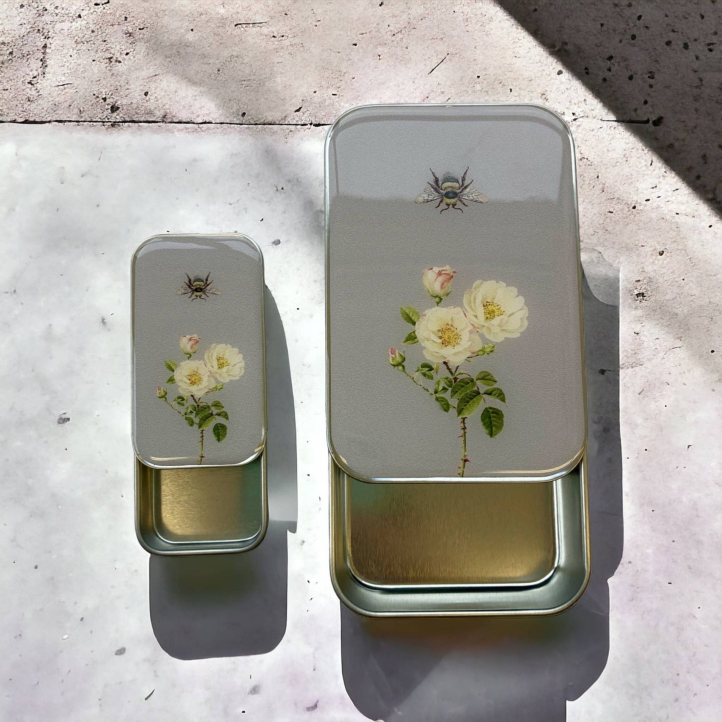 Bee and Rose Notions Tin from Firefly Notes