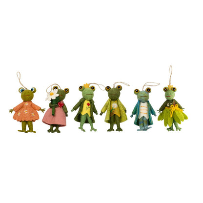 Dapper Frog Ornaments from The Winding Road