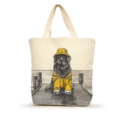 Newfoundland Dog Medium Tote from Eric and Christopher - Maine Yarn & Fiber Supply