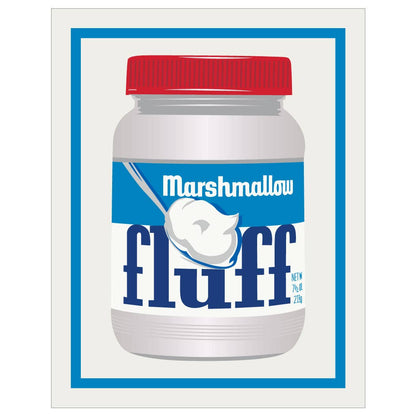 Marshmallow Fluff Jar Magnet by Fridgedoor