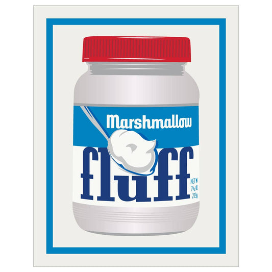 Marshmallow Fluff Jar Magnet by Fridgedoor