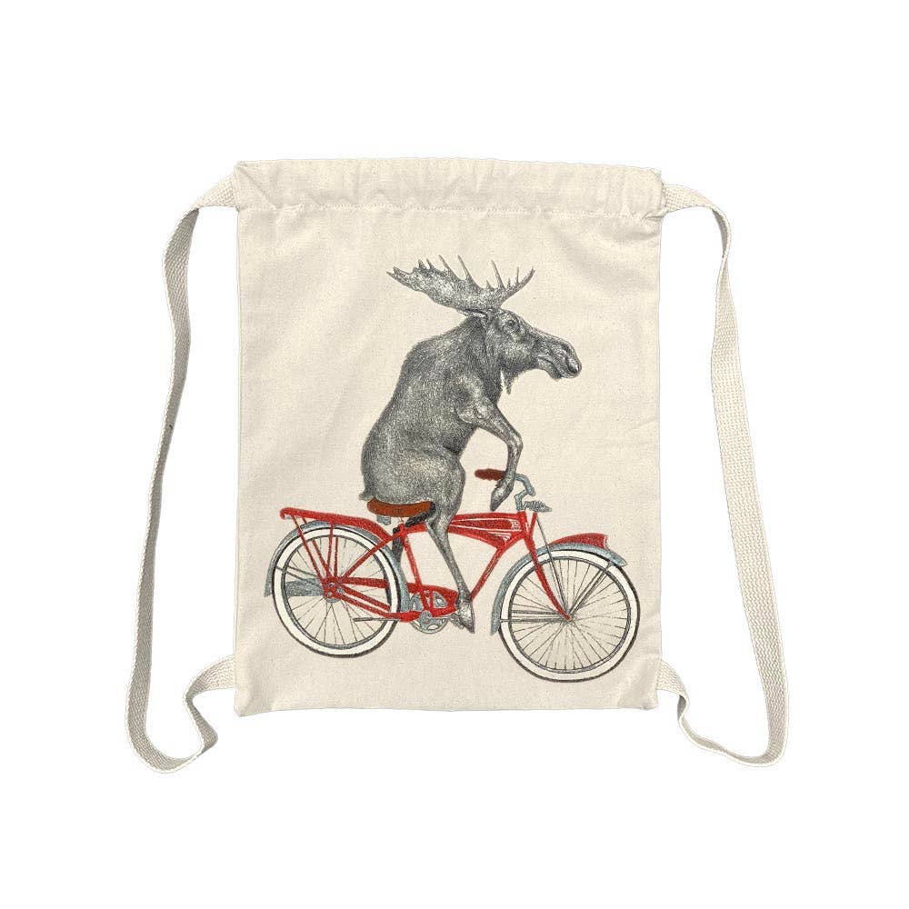 "Murray Maynooth" Moose Drawstring Bag from Eric and Christopher