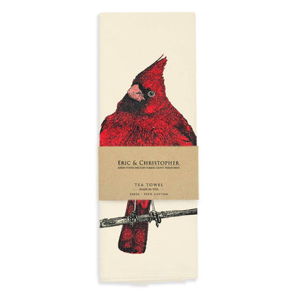 Cardinal #2 Tea Towel from Eric and Christopher
