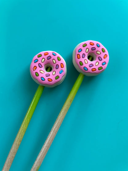 Pink Donut Stitch Stoppers from Comma Craft Co