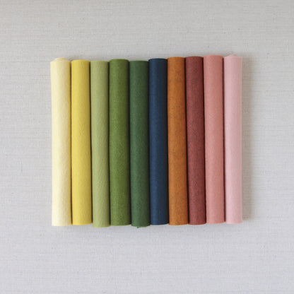 Wool Blend Felt Sheets by Benzie Design - Maine Yarn & Fiber Supply