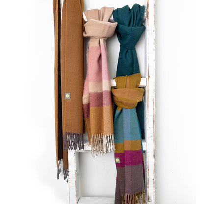 100% Baby Alpaca Scarf in Adriatic from Shupaca Alpaca