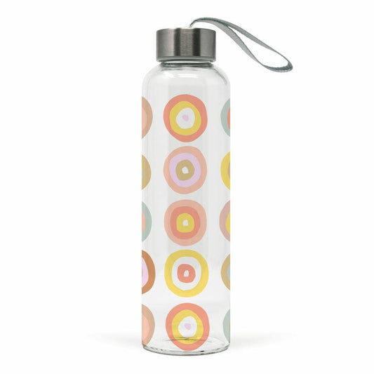 Bubbles - Glass Water Bottle from Paperproducts Design • Ambiente - Maine Yarn & Fiber Supply