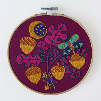 Acorns Embroidery Kit by Rikrack
