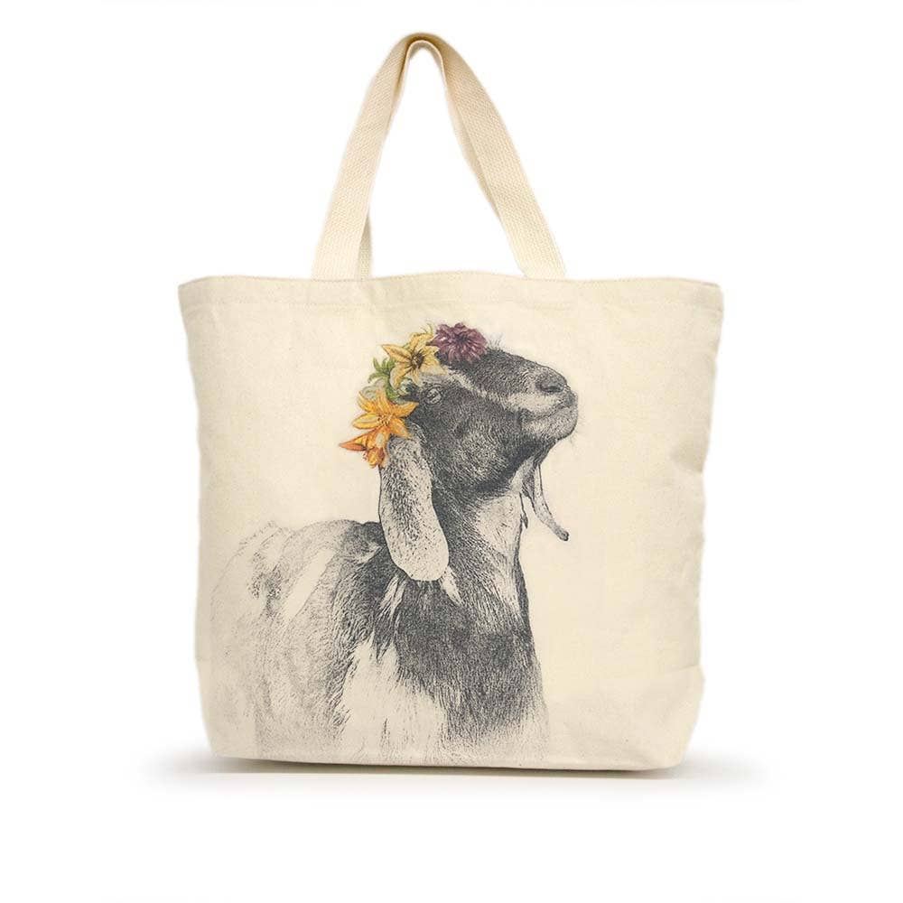 Princess of Perkasie Goat Large Tote from Eric and Christopher