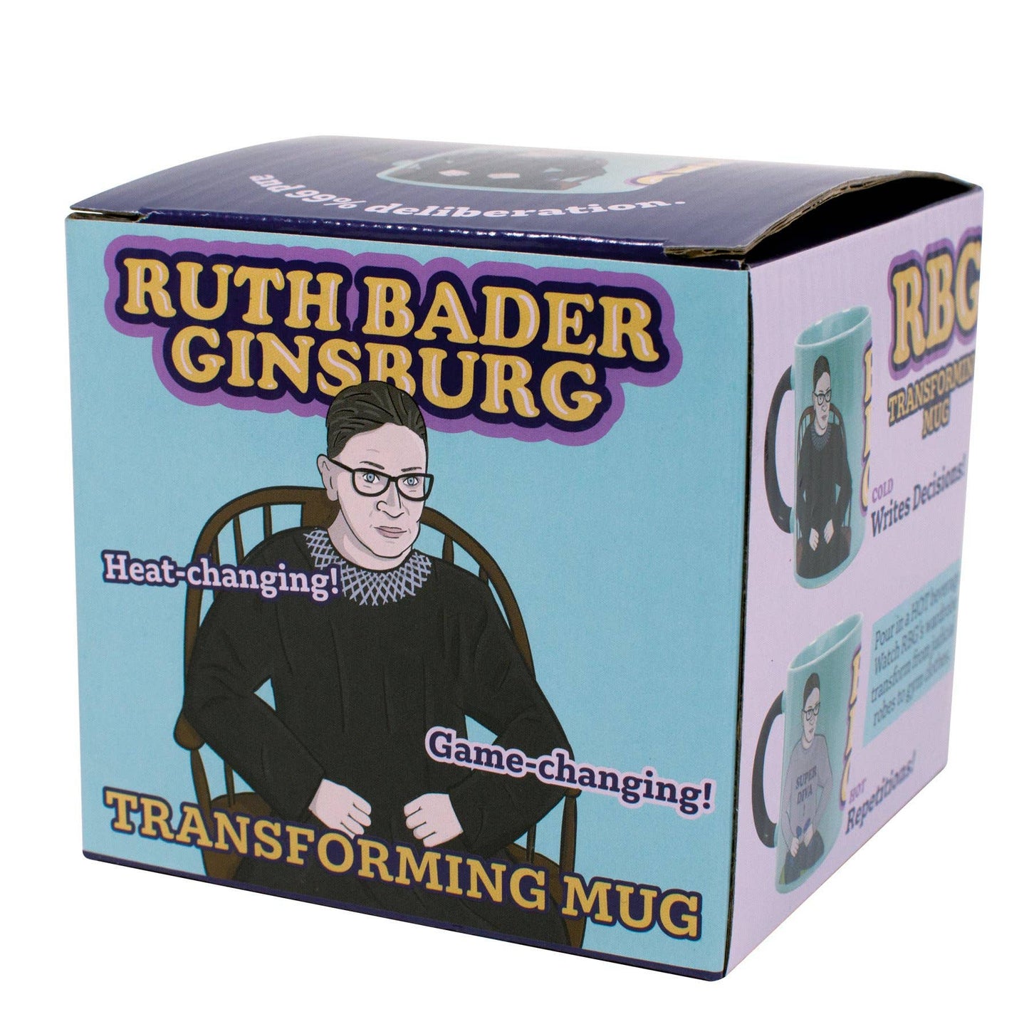 Ruth Bader Ginsburg Heat-Changing Coffee Mug from Unemployed Philosophers Guild