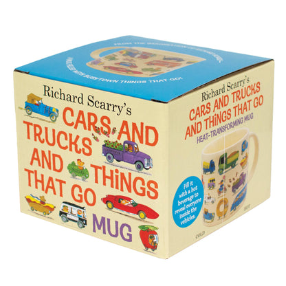 Richard Scarry Cars and Trucks Heat-Transforming Mug from Unemployed Philosophers Guild