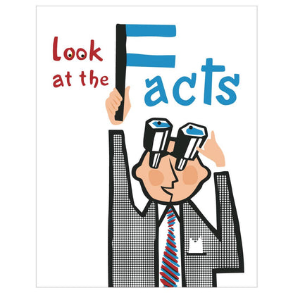 look at the Facts Magnet by Fridgedoor