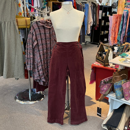 Ankle Trouser Mini Corduroy in Barnwood by Cut Loose Clothing