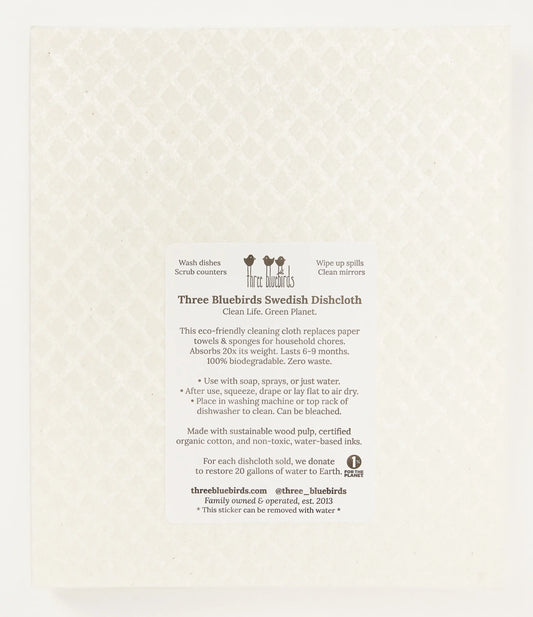 Happy Hare - Swedish Dishcloths by Three Blue Birds