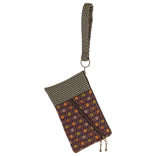Beetle Wristlet in Peacock Wine by Maruca Design