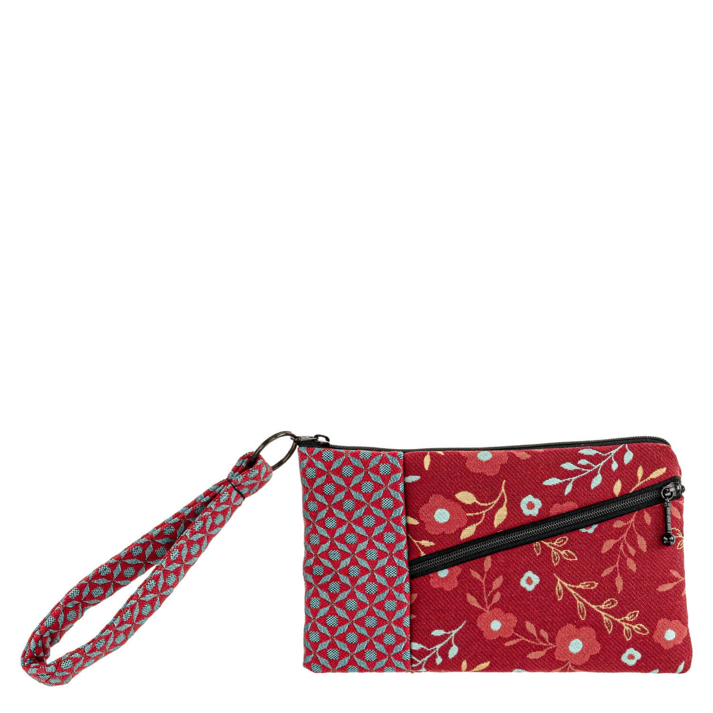 Beetle Wristlet in Flora Red by Maruca Design
