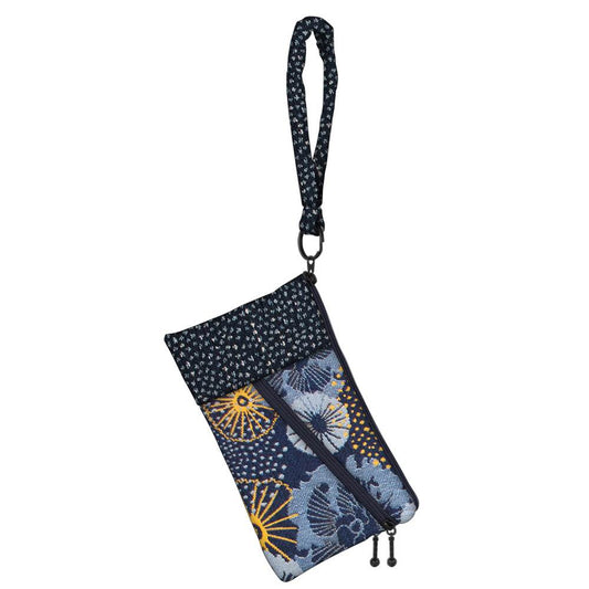 Beetle Wristlet in Dreamburst Blue by Maruca Design