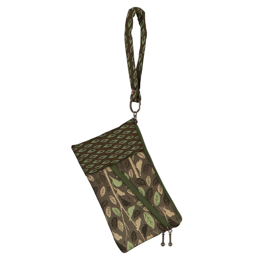 Beetle Wristlet in Murmur Moss by Maruca Design