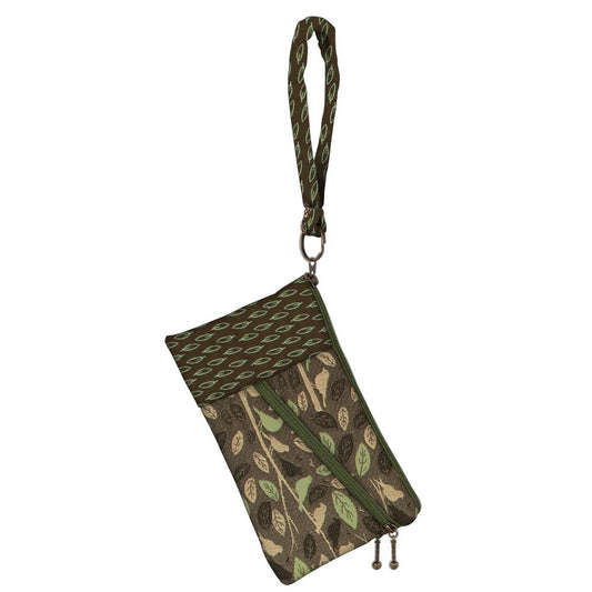 Beetle Wristlet in Murmur Moss by Maruca Design - Maine Yarn & Fiber Supply