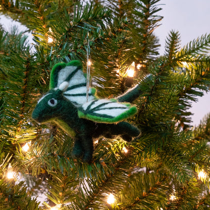 Dragon Holiday Ornaments by The Winding Road