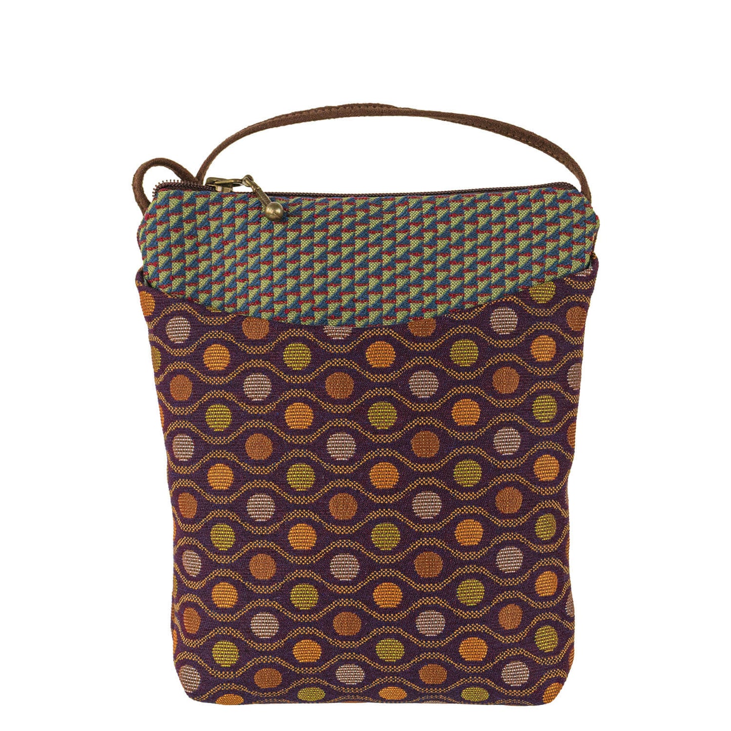 Busy Bee Bag in Peacock Wine by Maruca Designs