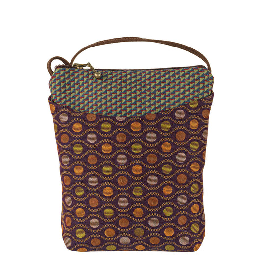 Busy Bee Bag in Peacock Wine by Maruca Designs