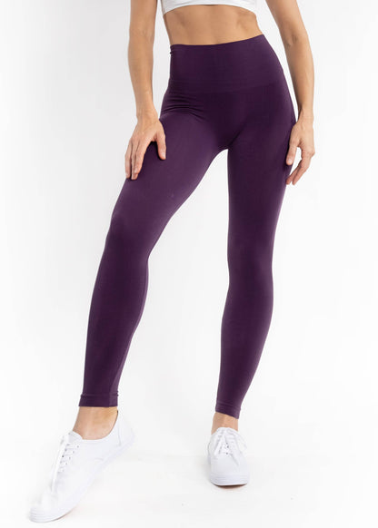 High-Waist Full Length Leggings by Elietian