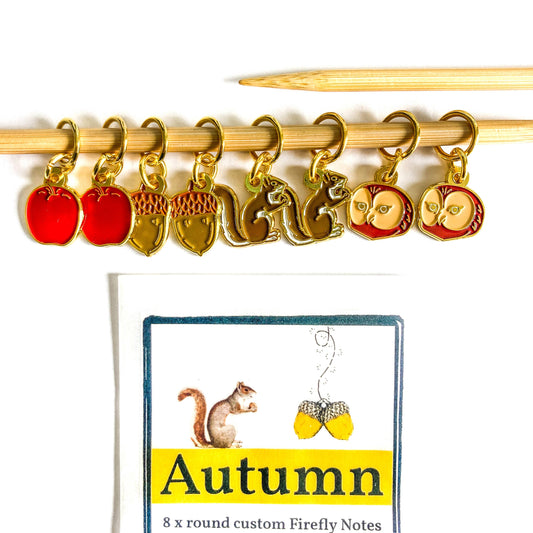 Autumn Stitch Marker Pack from Firefly Notes