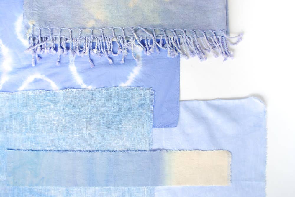 Delphinium Blue Shibori Dyeing Kit by WE GATHER