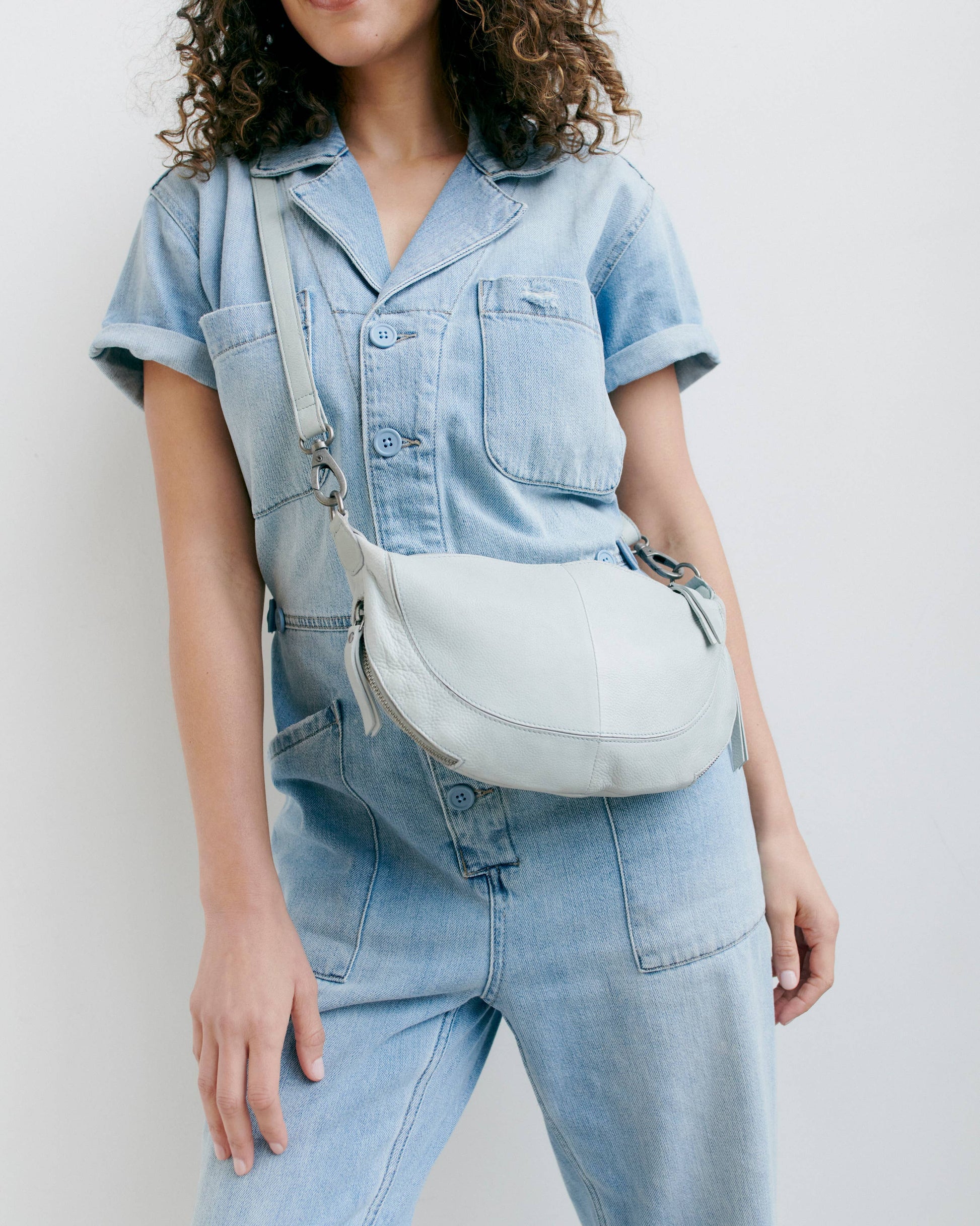 Crosby Handcrafted Leather Sling/Crossbody Bag by Latico Leathers - Maine Yarn & Fiber Supply