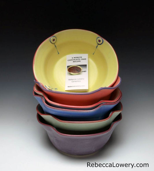 Cake Bowl by Rebecca Lowery Ceramics