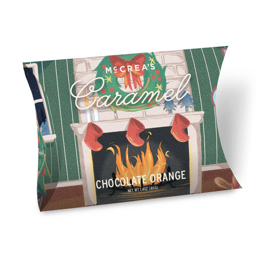 Cozy Chocolate Orange Pillow Pack By McCrea's Fine Caramels