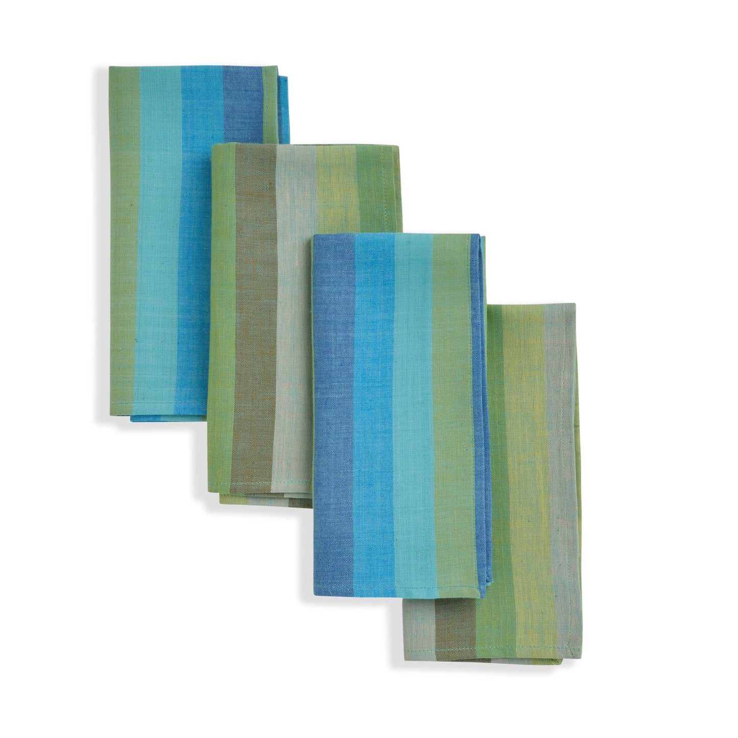 Rainfall Napkin Hand Woven Cotton (set of 4) from Sustainable Threads - Maine Yarn & Fiber Supply