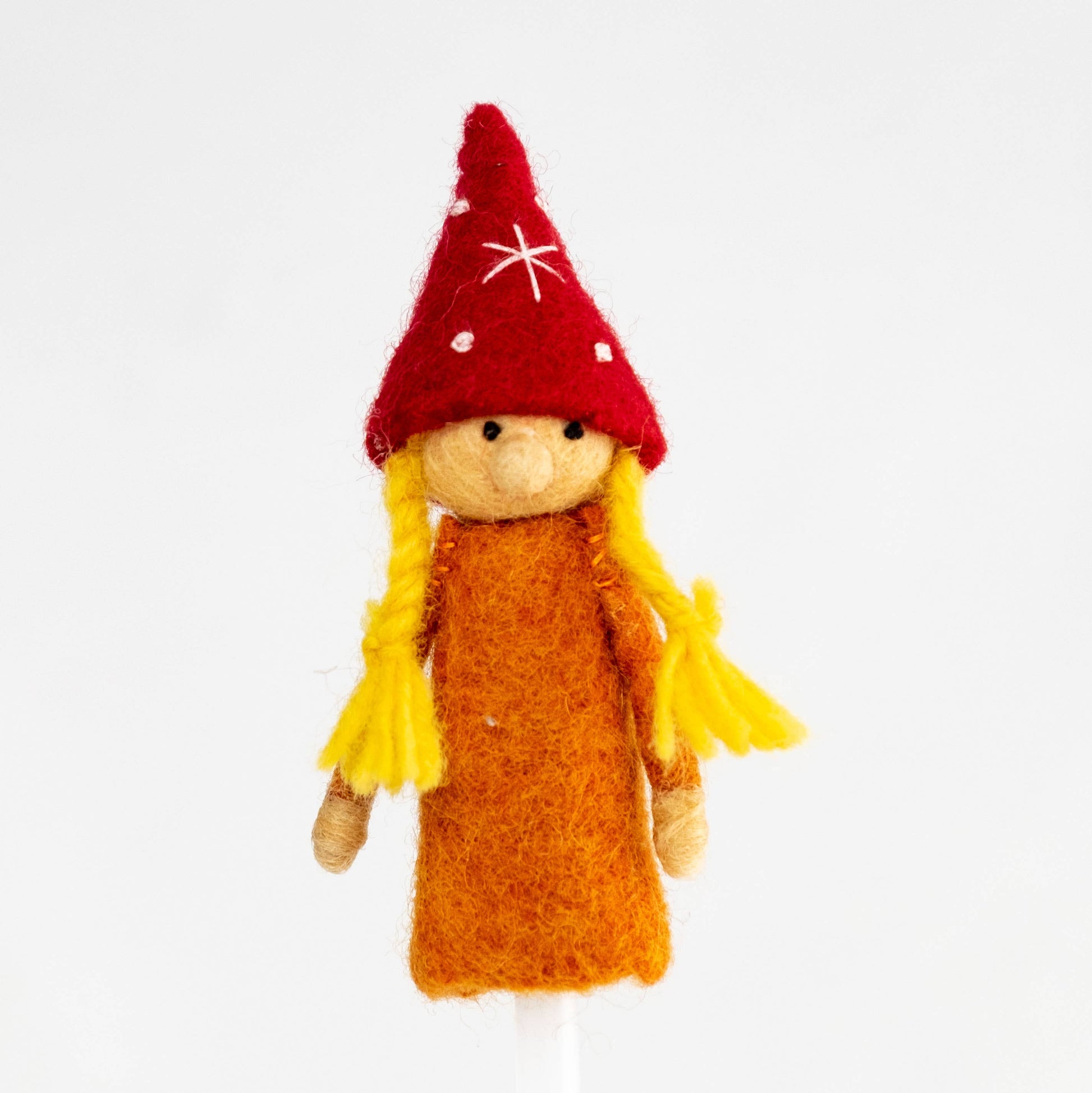 Gnome Felt Finger Puppets by The Winding Road - Maine Yarn & Fiber Supply